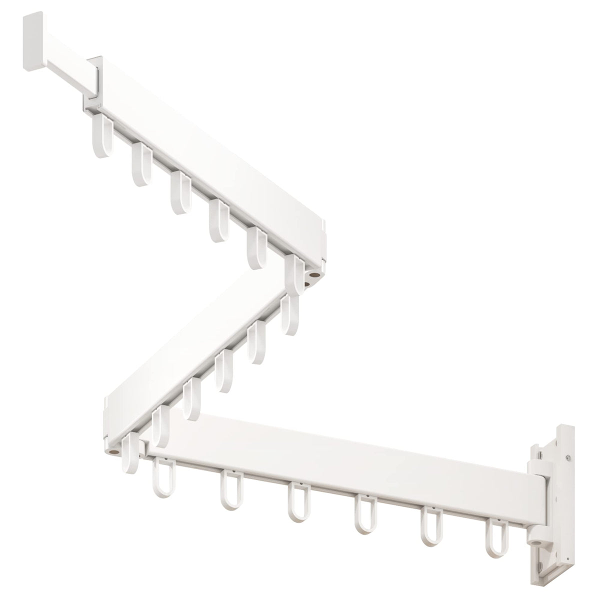 Wall Mounted Drying Rack, Foldable Clothes Drying Rack for Laundry Room