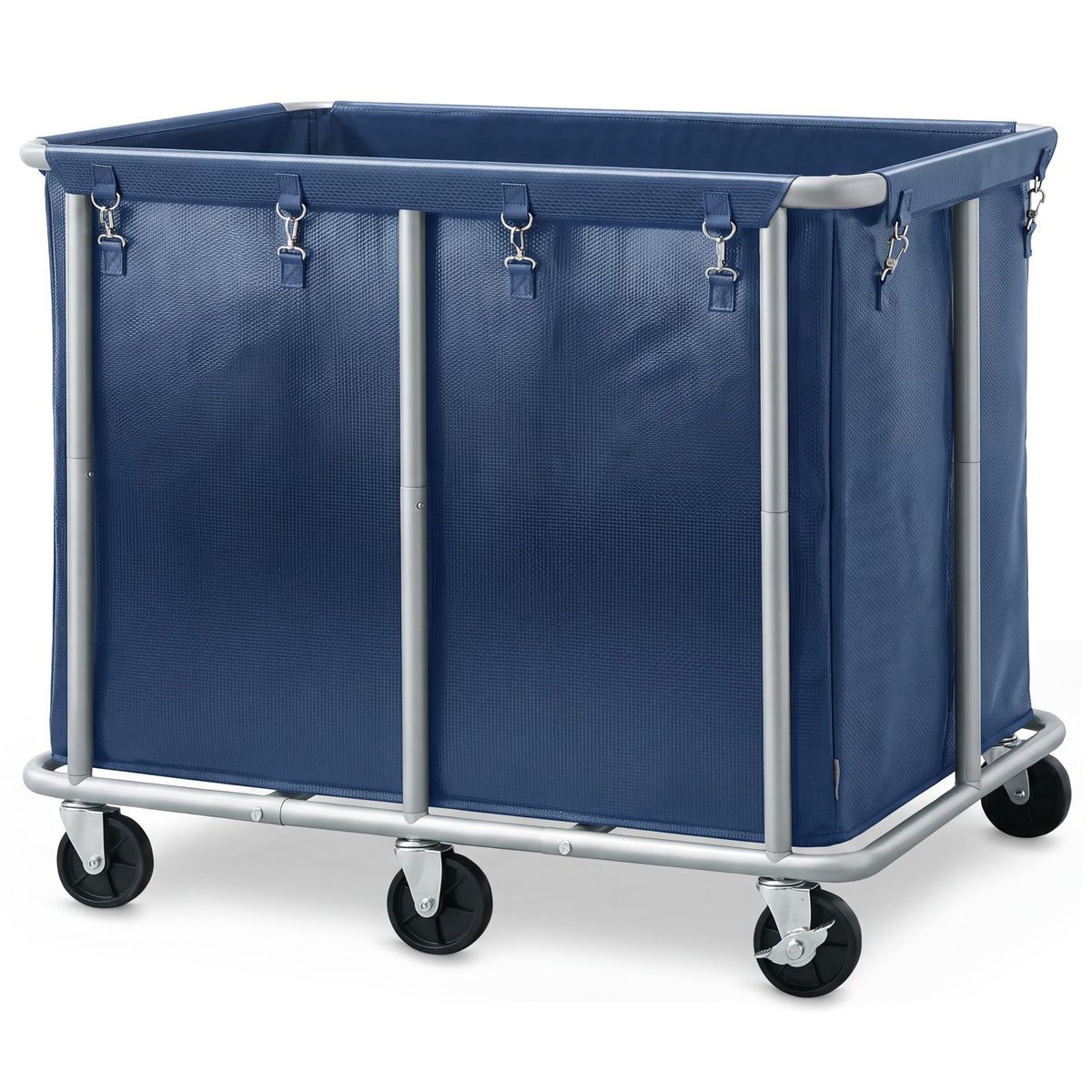 STORAGE MANIAC Commercial Laundry Cart with Wheels, 420L Black
