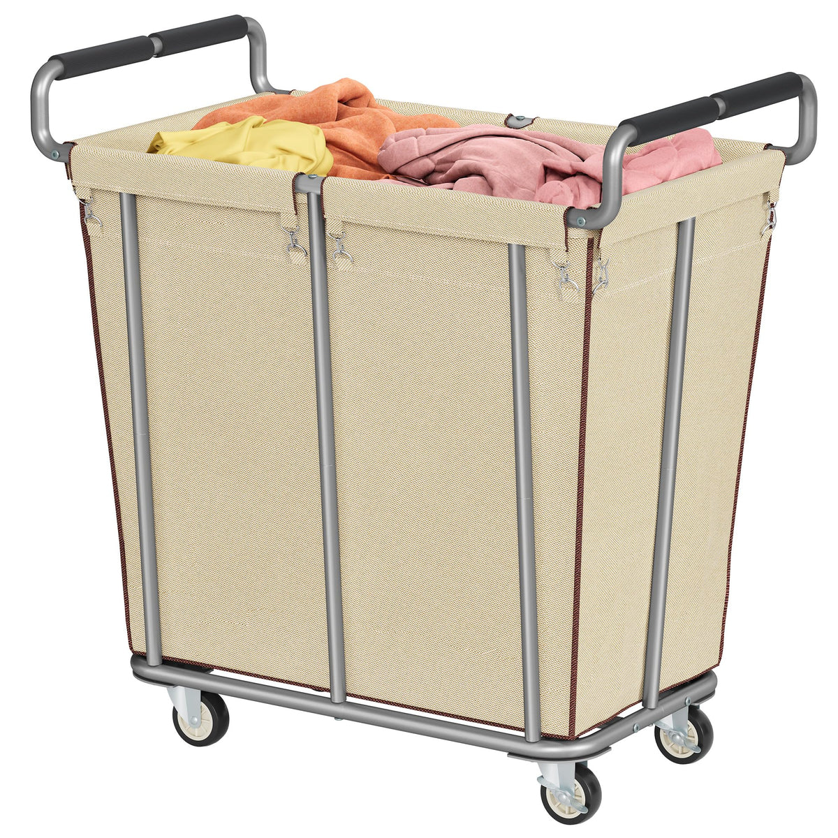 Gewudraw Extra Large Laundry Hamper with Wheels, Heavy Duty Hamper, 360L