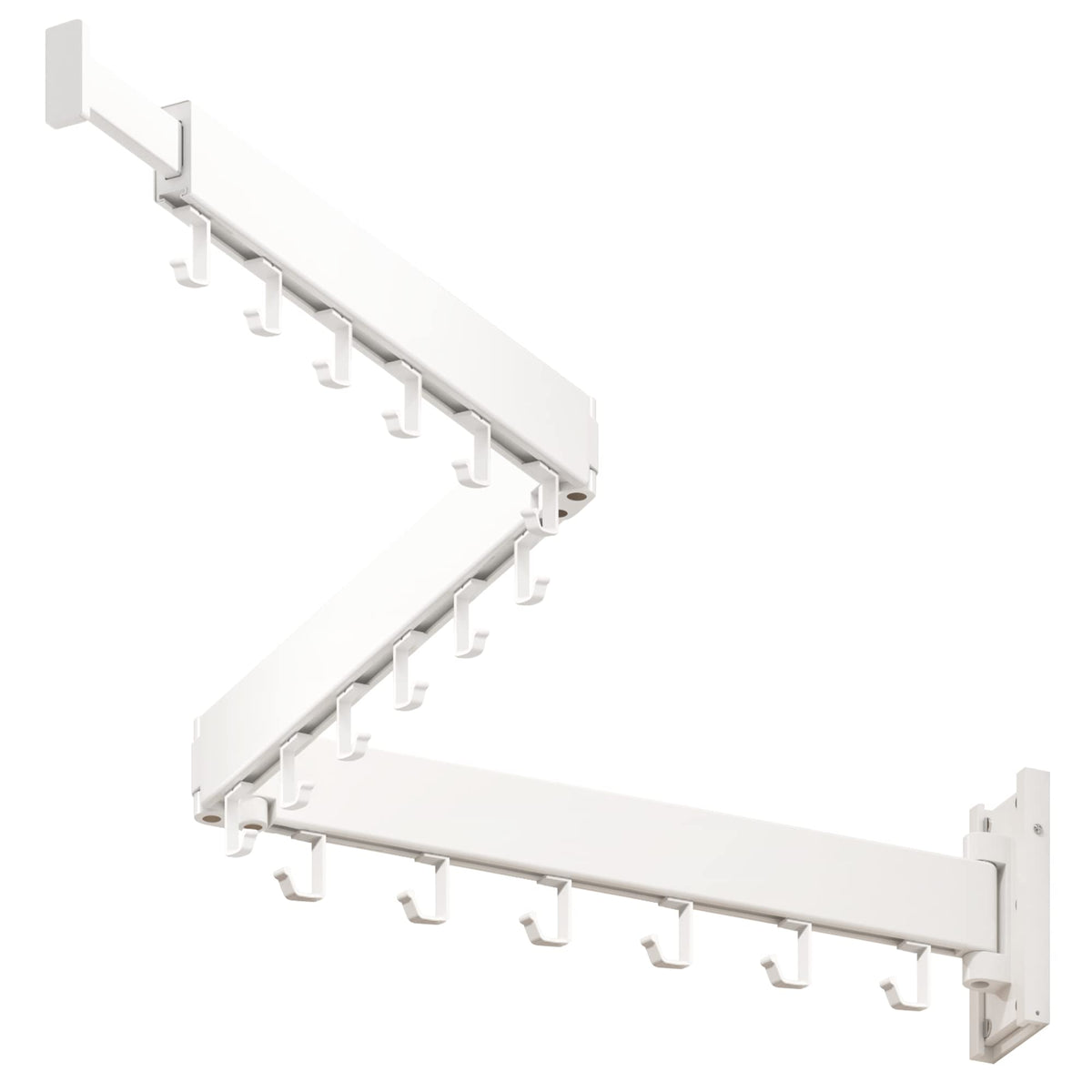 Wall Mounted Drying Rack, Foldable Clothes Drying Rack for Laundry Room