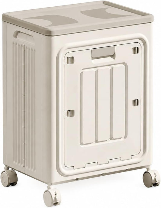 UFORU Rolling Laundry Hamper, Large Capacity with Lid & Wheels for Laundry