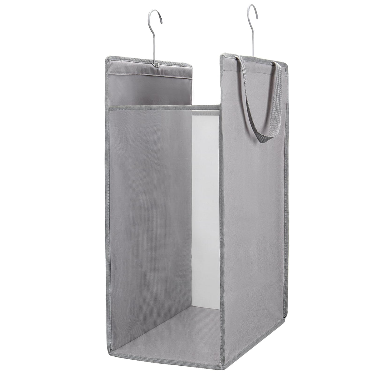 FENTEC Hanging Laundry Hamper，2 Pack Grey Hanging Laundry Basket