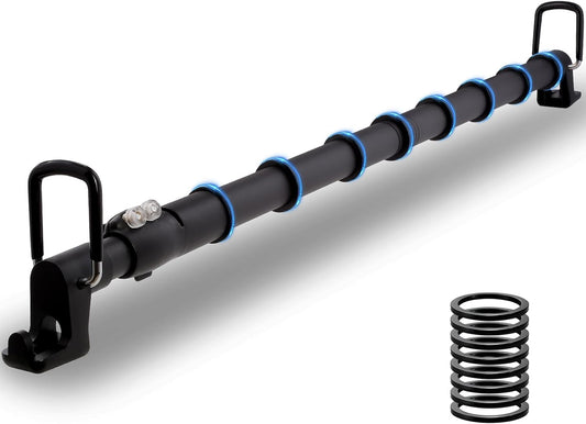 Clothes Rack for Car Telescopic,Car Clothes Rack Hanger Bar Sturdy Steel Rubber Sleeve to Prevent Sliding Easy Installation Suitable for All Vehicle Types