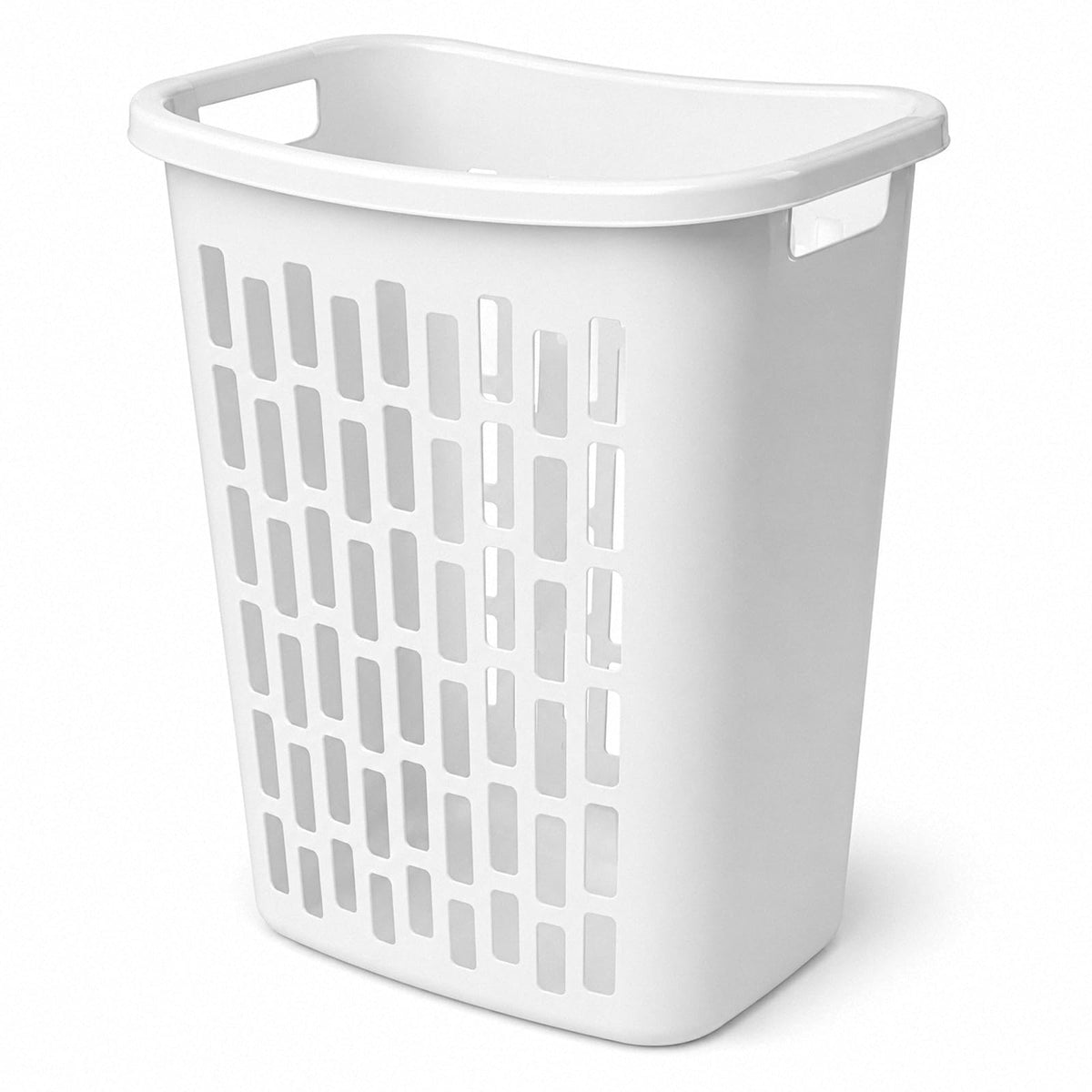 135L Wheeled Plastic Laundry Hamper, Ultra Wheeled Clothes Laundry Basket