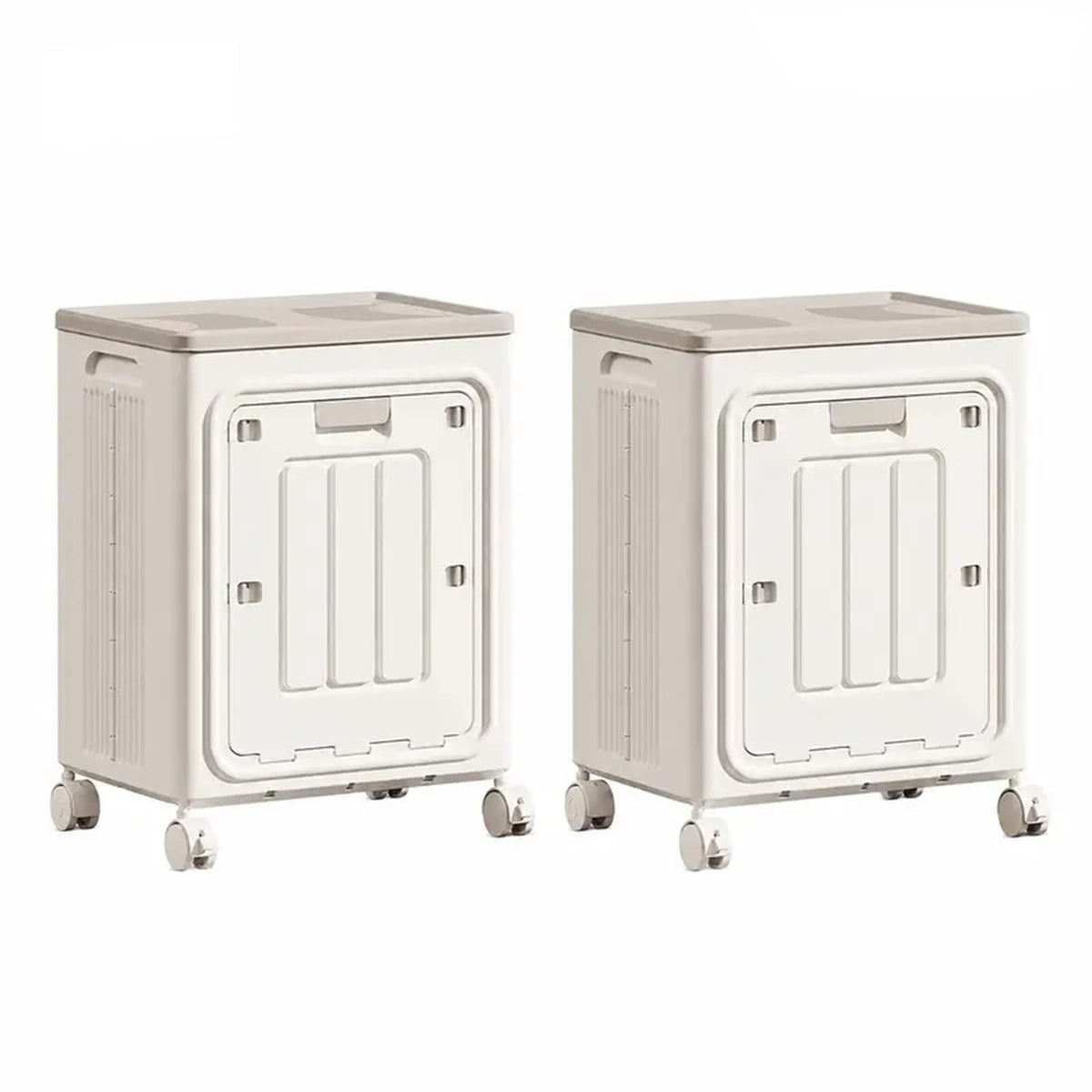 UFORU Rolling Laundry Hamper, Large Capacity with Lid & Wheels for Laundry