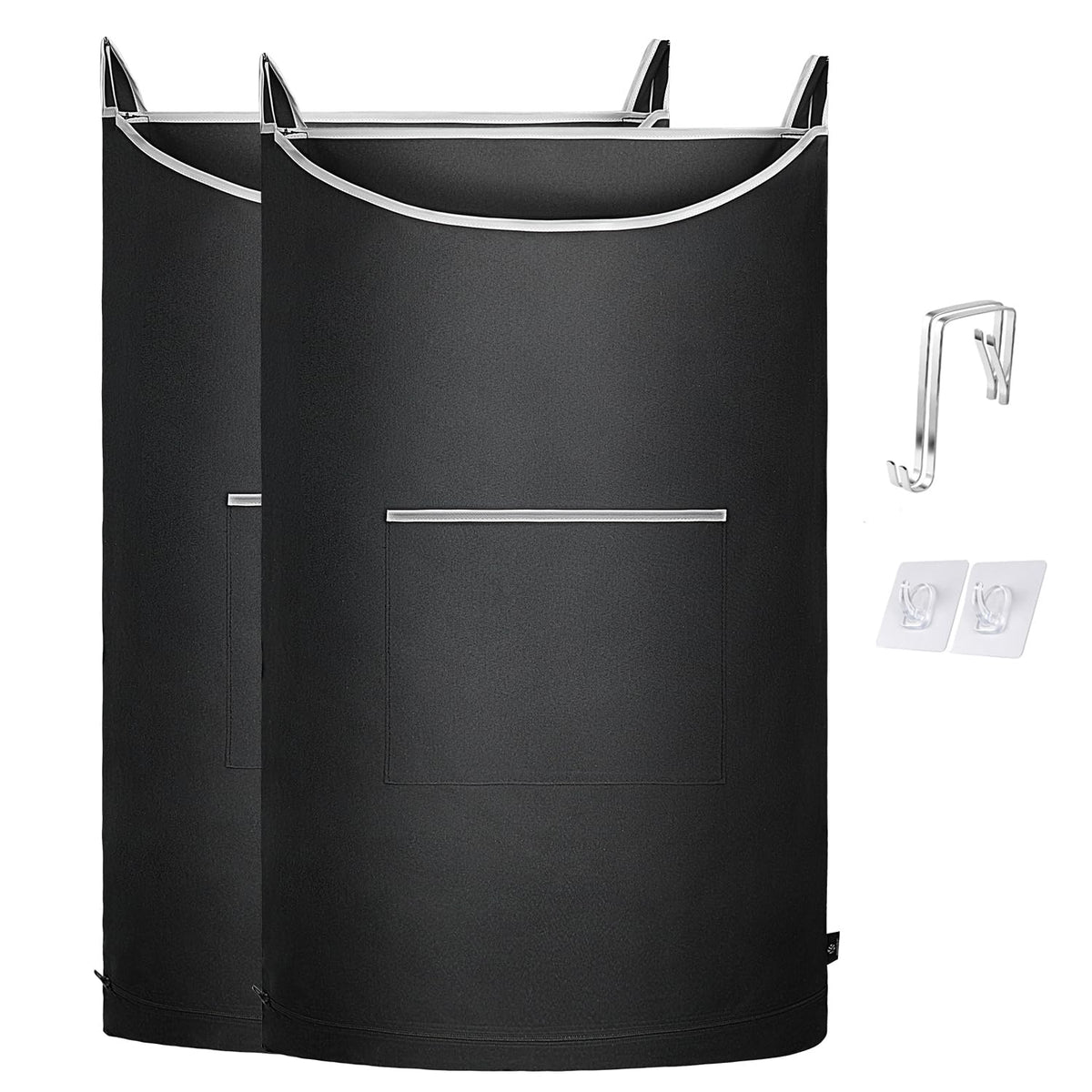 XL Hanging Laundry Hamper,Over the Door Hamper Bag for Bathroom,Dorm, Home.