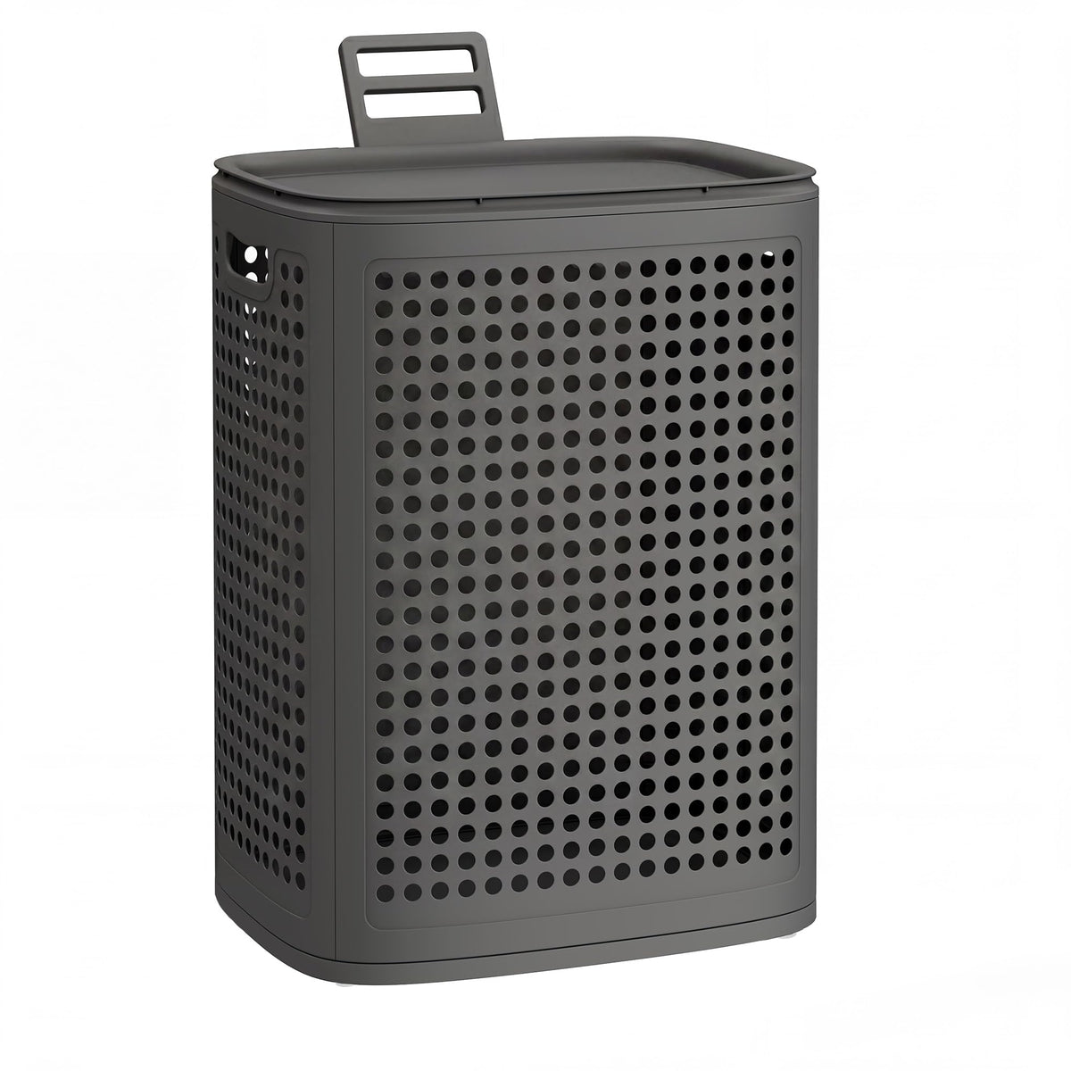 SONGMICS Laundry Hamper with Wheels, 75 L Laundry Basket with Lid