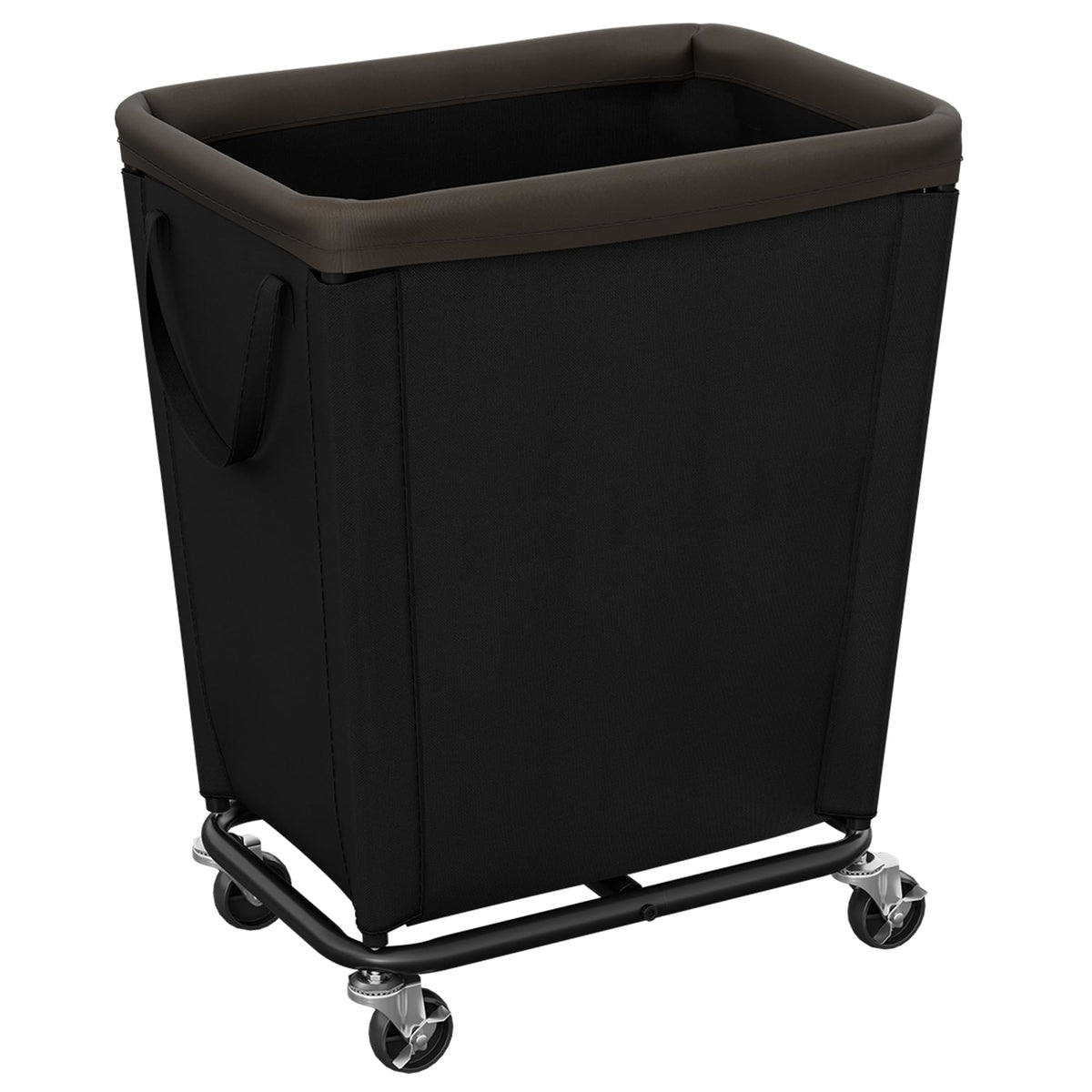 StorageWorks Laundry Hamper with Wheels, 210L Rolling Beige Basket