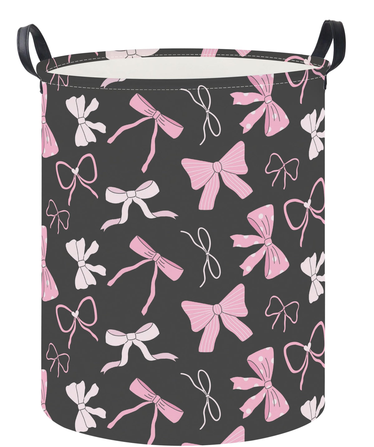 19.7" Laundry Basket,Dirty Clothes Hamper,Waterproof Storage Bin,Room Decor,Gift Baskets(Pink Princess)