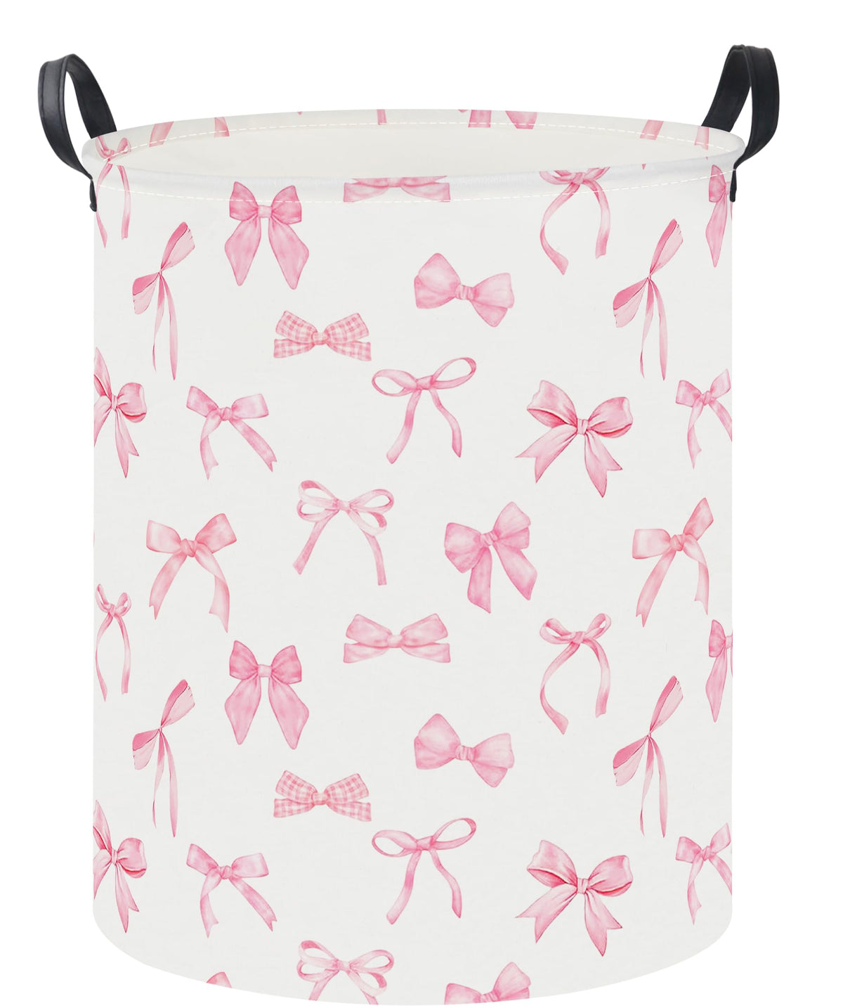 19.7" Laundry Basket,Dirty Clothes Hamper,Waterproof Storage Bin,Room Decor,Gift Baskets(Pink Princess)