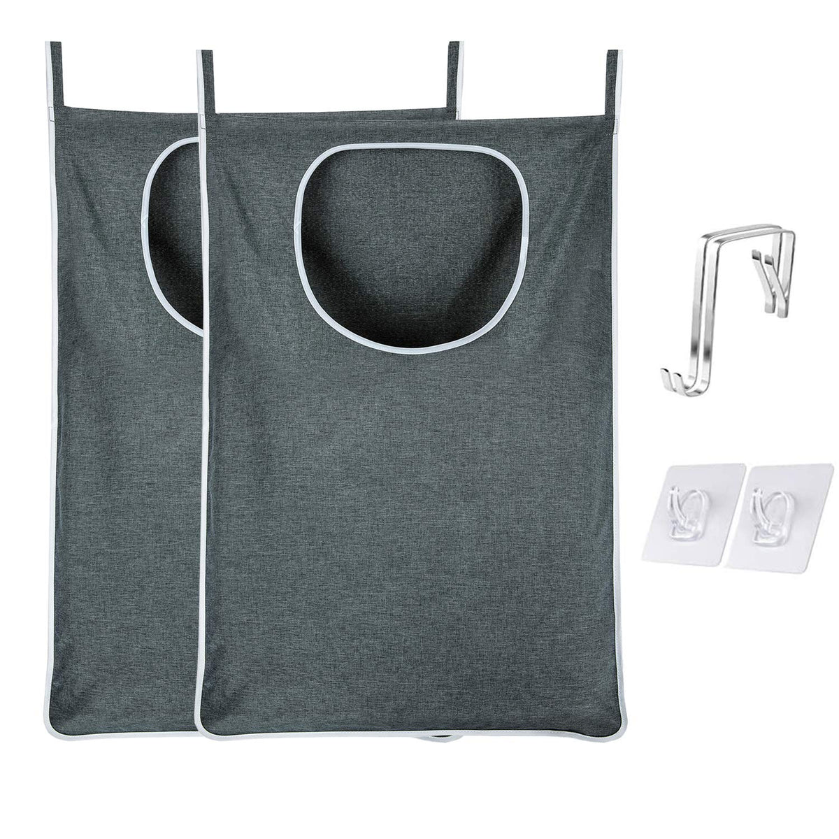 XL Hanging Laundry Hamper,Over the Door Hamper Bag for Bathroom,Dorm, Home.