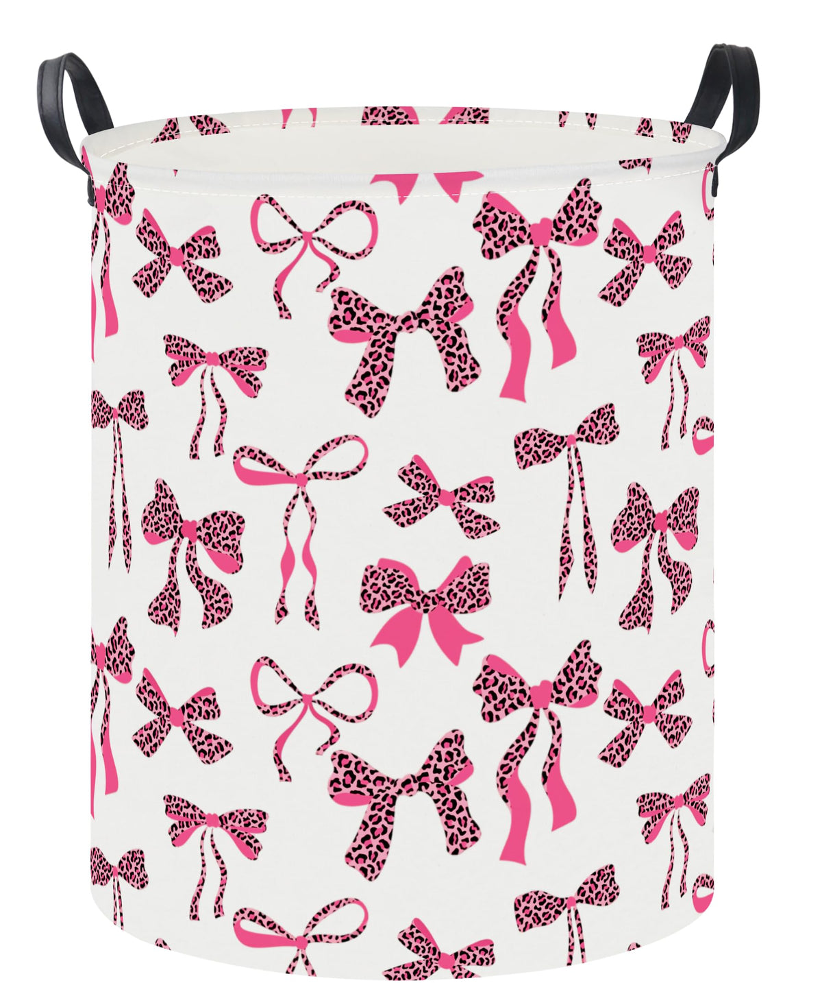 19.7" Laundry Basket,Dirty Clothes Hamper,Waterproof Storage Bin,Room Decor,Gift Baskets(Pink Princess)
