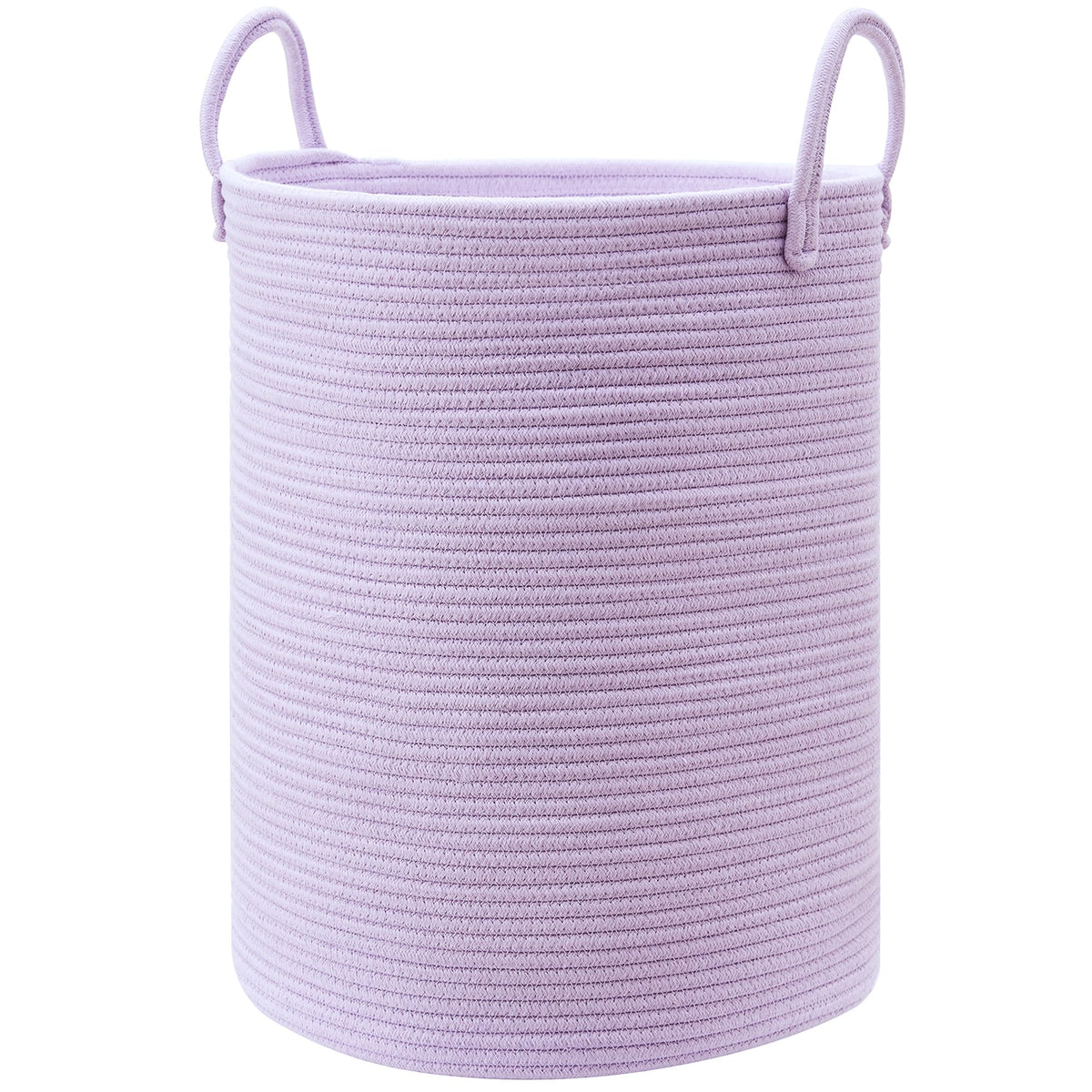 80L Extra Large Jute Woven Rope Laundry Basket Tall Wicker Hamper