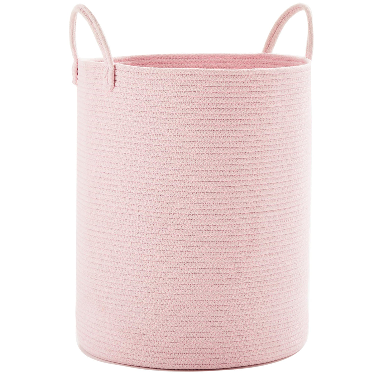 80L Extra Large Jute Woven Rope Laundry Basket Tall Wicker Hamper