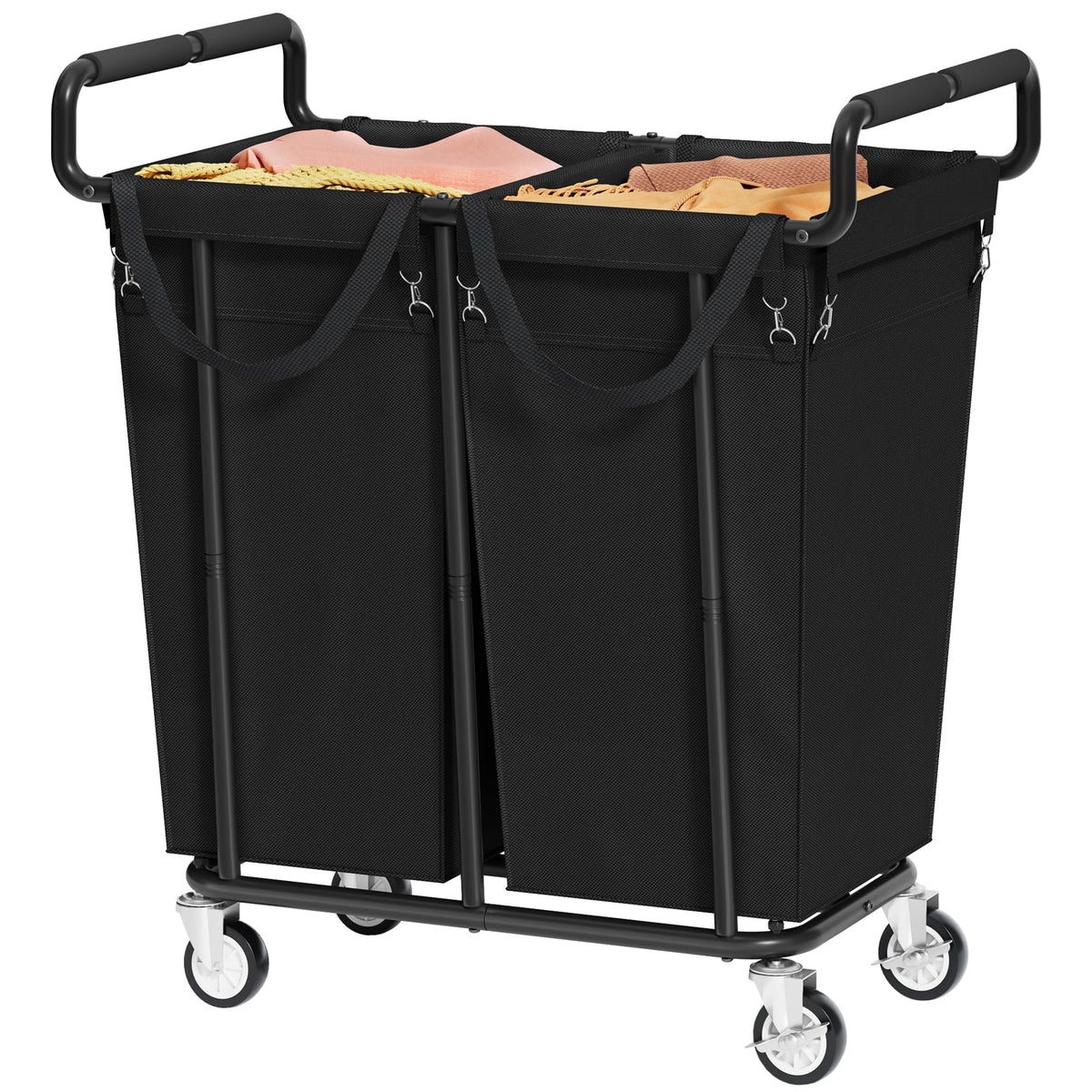 Gewudraw Extra Large Laundry Hamper with Wheels, Heavy Duty Hamper, 360L