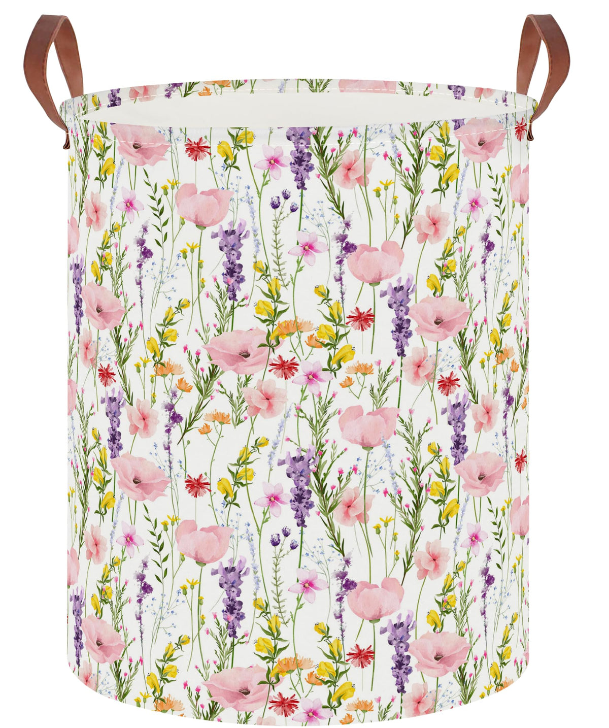 19.7" Laundry Basket,Dirty Clothes Hamper,Waterproof Storage Bin,Room Decor,Gift Baskets(Pink Princess)