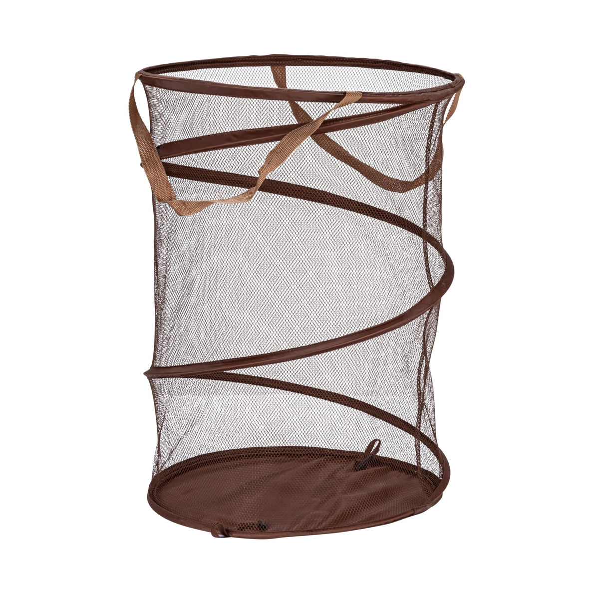 Household Essentials 2027-1 Pop-Up Collapsible Mesh Laundry Hamper | Charcoal