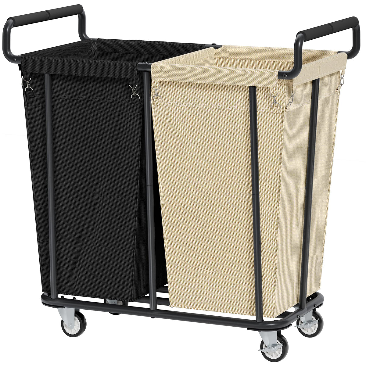 Gewudraw Extra Large Laundry Hamper with Wheels, Heavy Duty Hamper, 360L