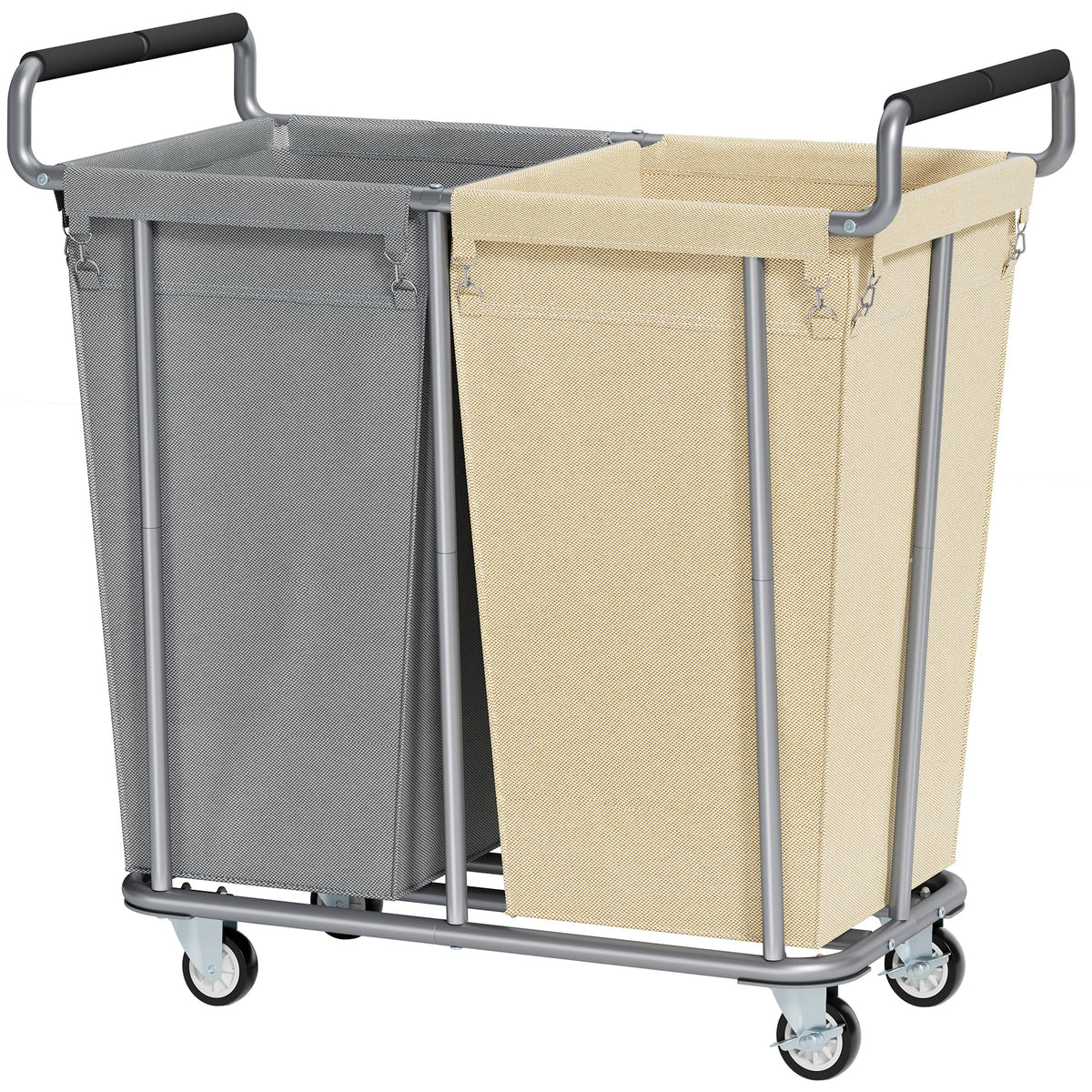 Gewudraw Extra Large Laundry Hamper with Wheels, Heavy Duty Hamper, 360L