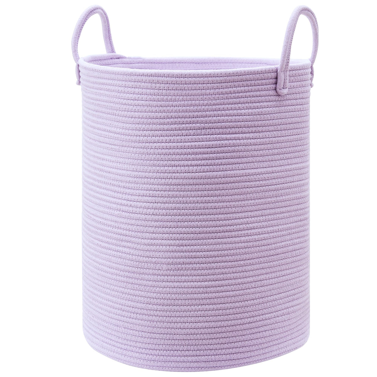 80L Extra Large Jute Woven Rope Laundry Basket Tall Wicker Hamper