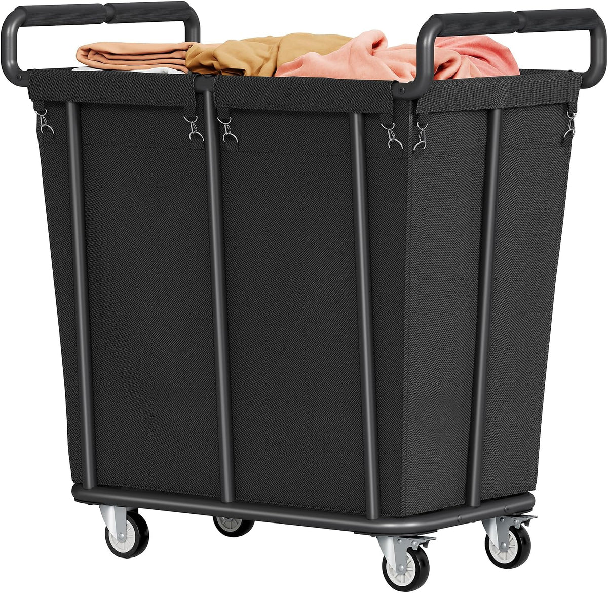 Gewudraw Extra Large Laundry Hamper with Wheels, Heavy Duty Hamper, 360L