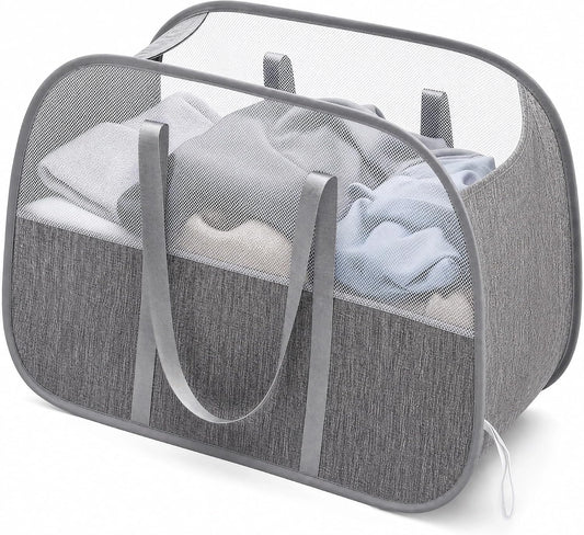 95L Collapsible Laundry Basket, Dirty Clothes Hamper